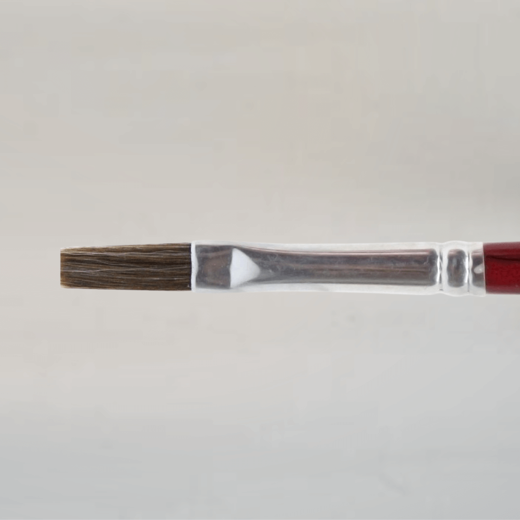 Pincel Rex S-100 - Pelo Estándar Natural de Oreja de Buey Mango Corto