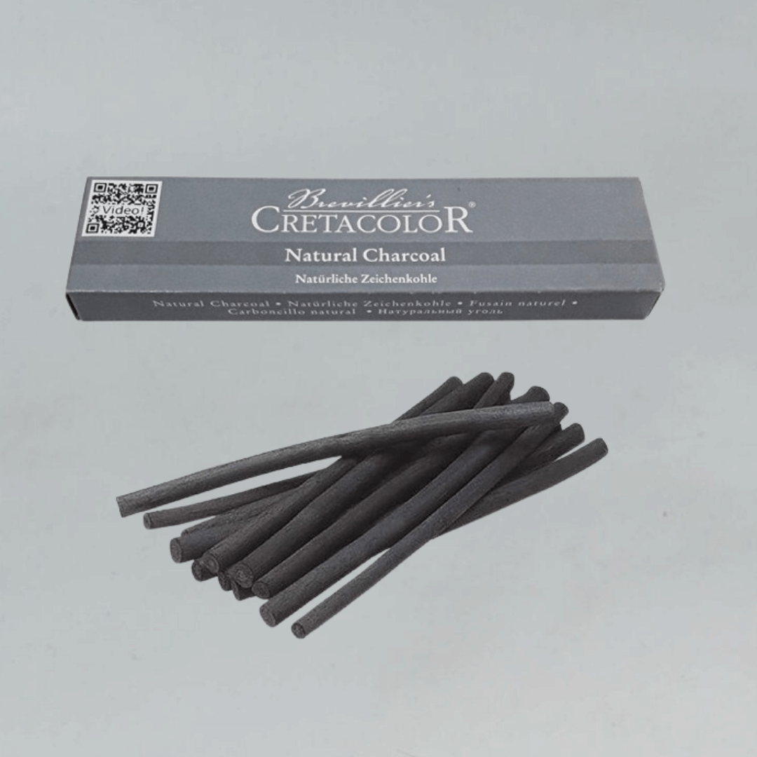 Carboncillo Natural, 4 mm - 10 piezas - Cretacolor