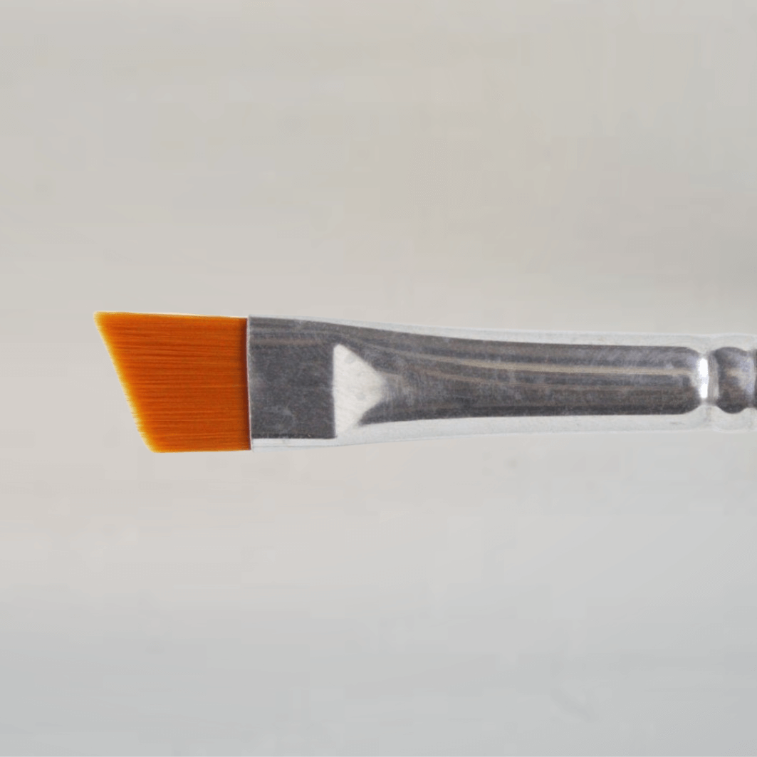 Pincel Rex S-1900 Biselado - Pelo Sintético Mango Corto