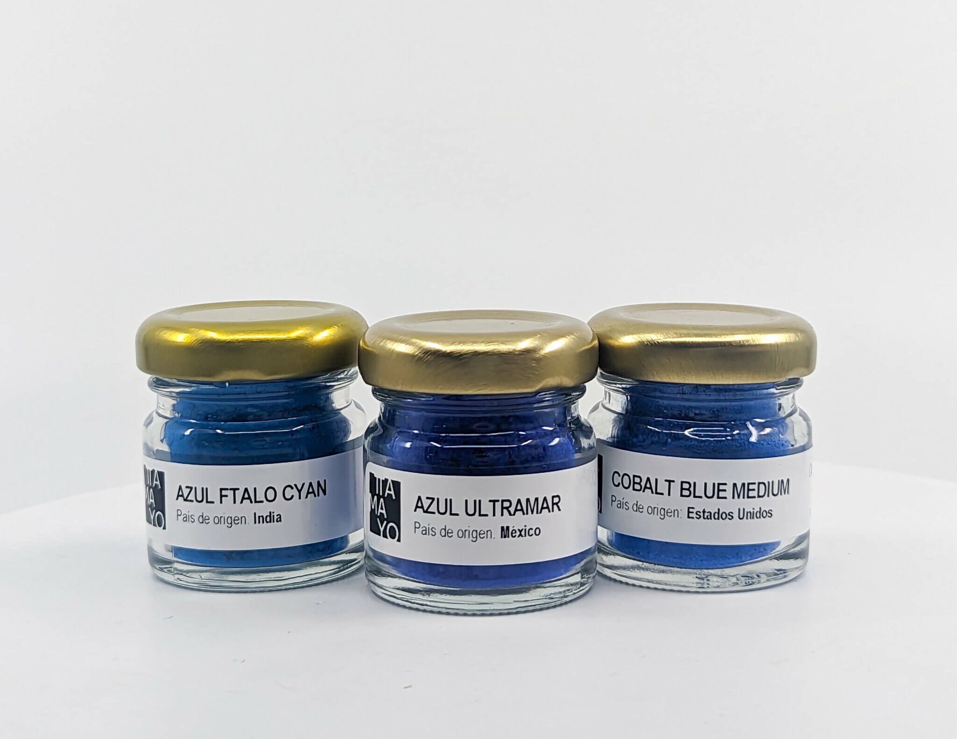 pigmentos azules