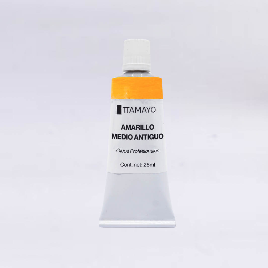 Óleo Amarillo Medio Antiguo PY97 - Image 2
