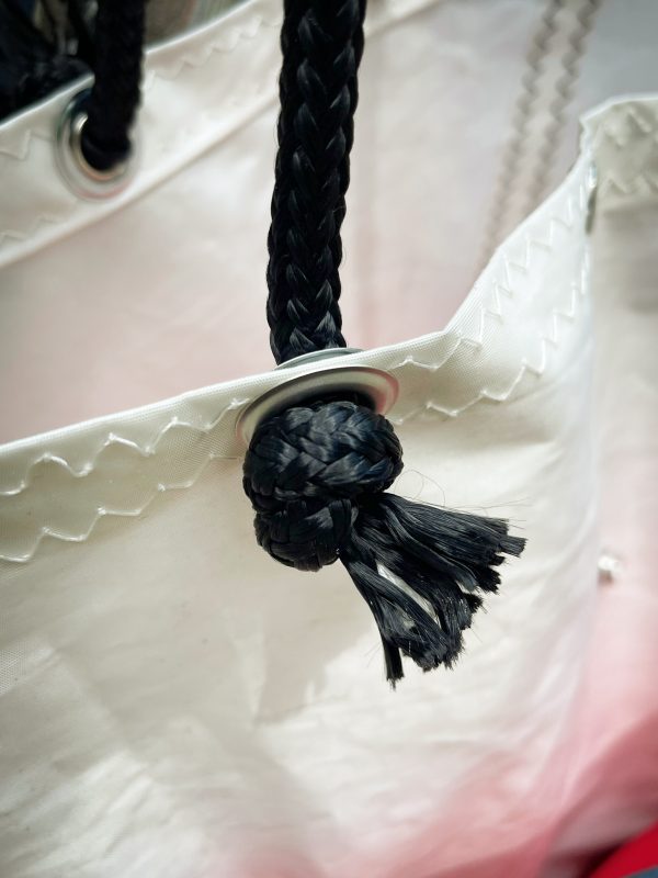 Recycled Sailcloth XL Navy Lobster Tote Bag - Image 5