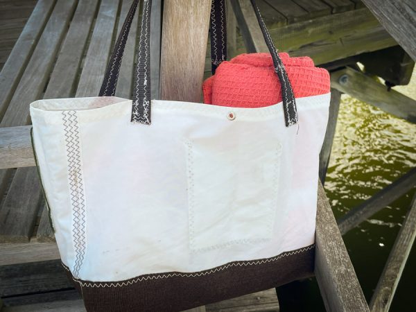 Recyled Sailcloth XL Tote Bag - Image 2