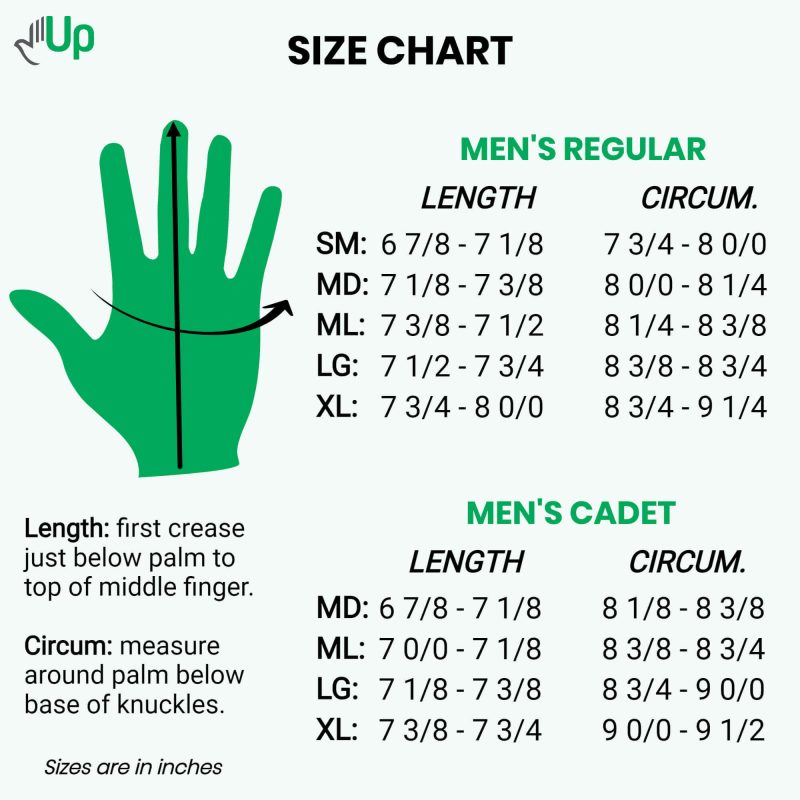 Men's Glove Sizing Chart Men's Glove Sizing Chart