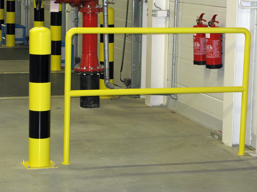 Heavy Duty Bollard and Rail
