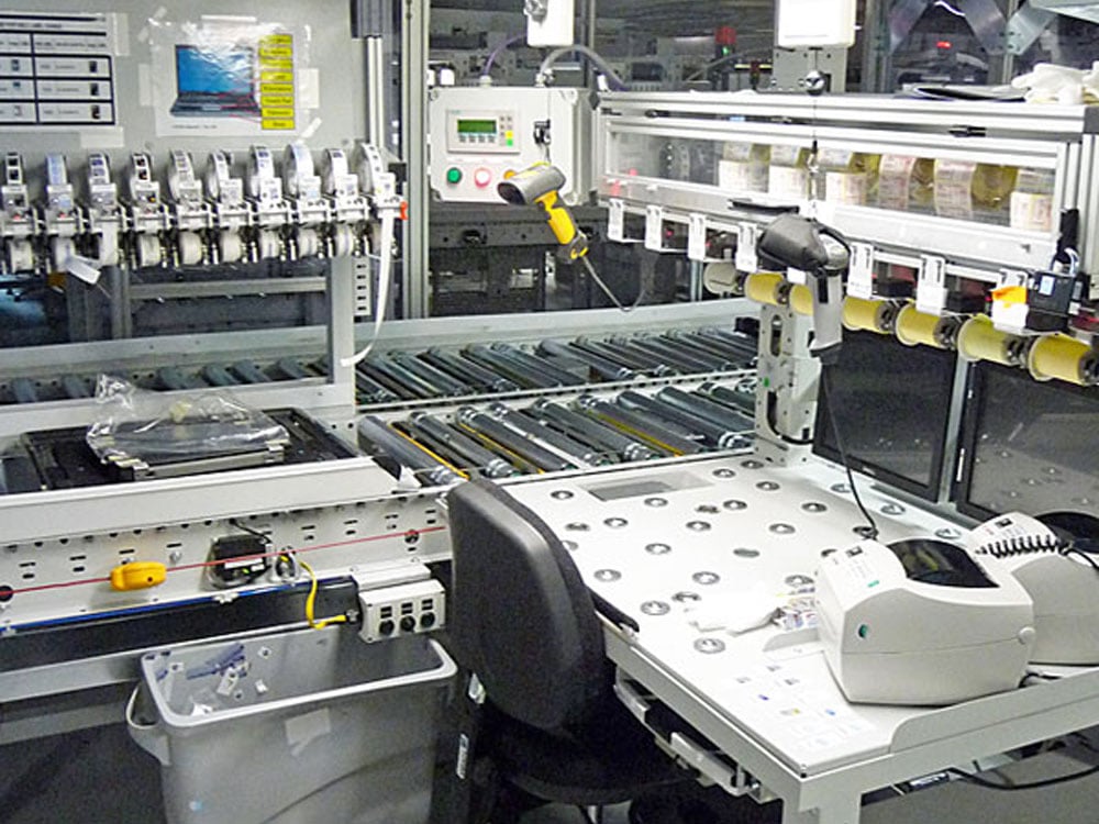 NGS Material Handling Integrated Conveyor Workstation NGS Material Handling Integrated Conveyor Workstation