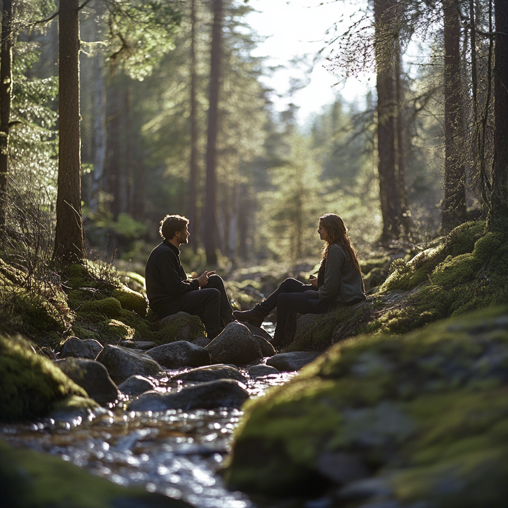 Shamansk behandling och vägledning med en kund