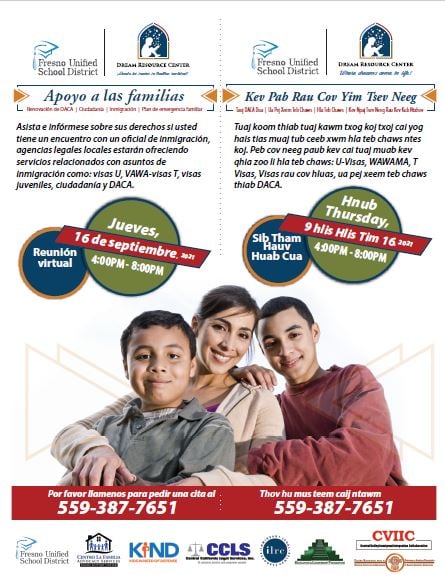 Taller Virtual de Inmigración 16 de Septiembre