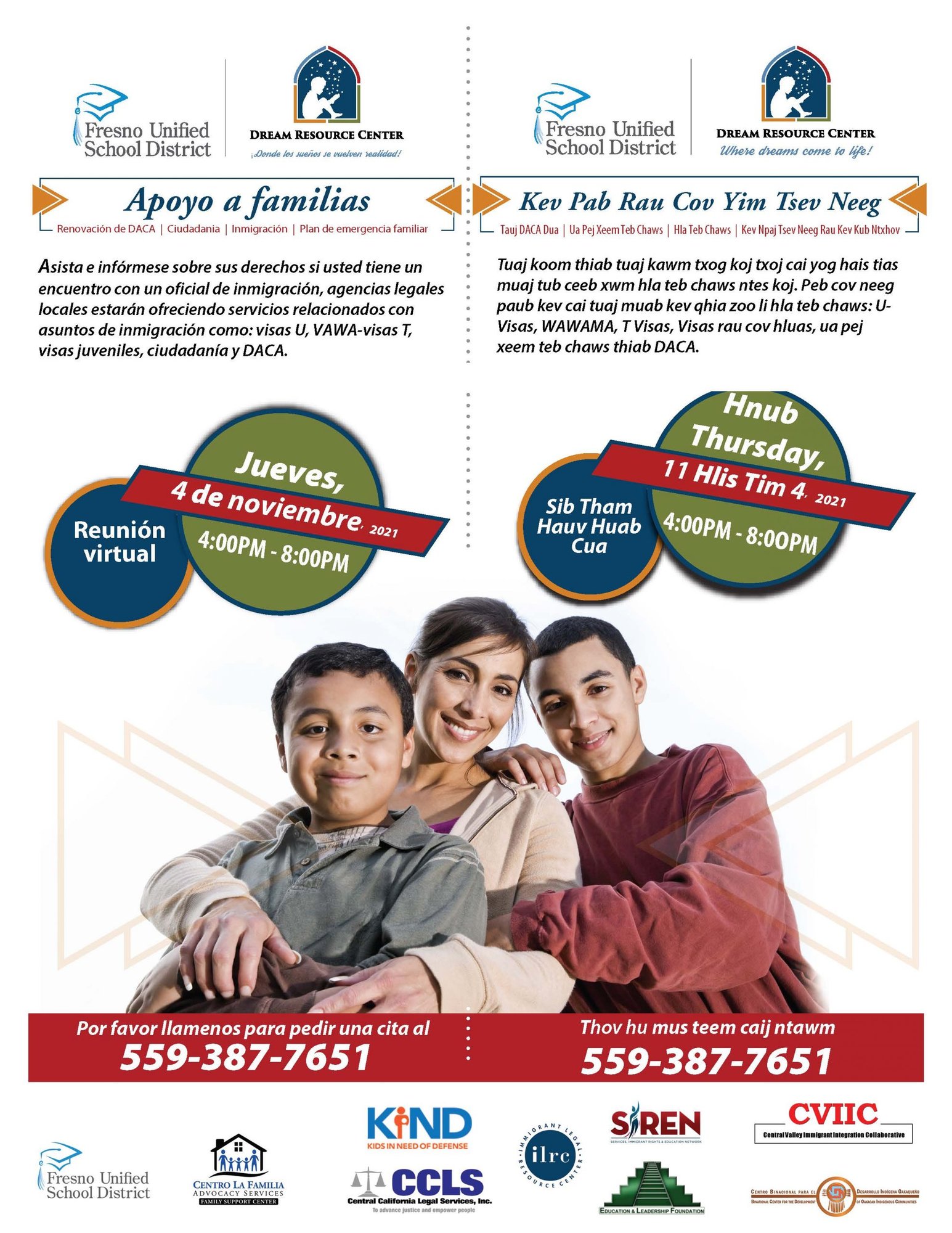 Taller Virtual de Inmigración 4 de Noviembre 2021