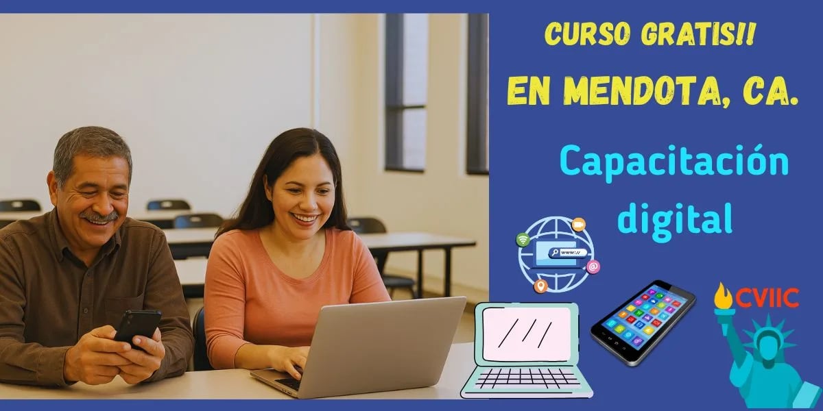 Capacitación digital en Mendota, CA | Curso gratuito