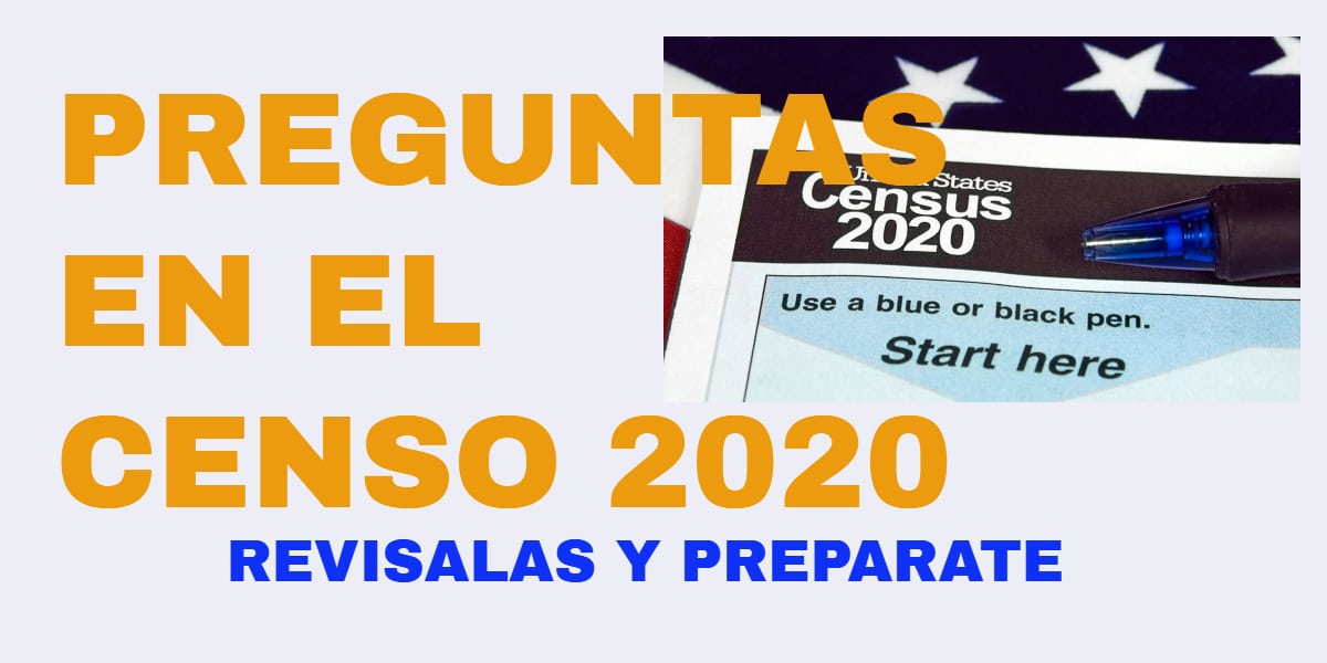 Preguntas en el Censo 2020 CVIIC