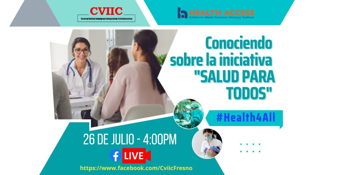 Iniciativa Salud para Todos CVIIC Facebook Live