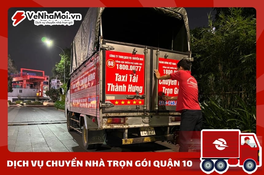 dịch vụ chuyển nhà quận 10 chuyên nghiệp