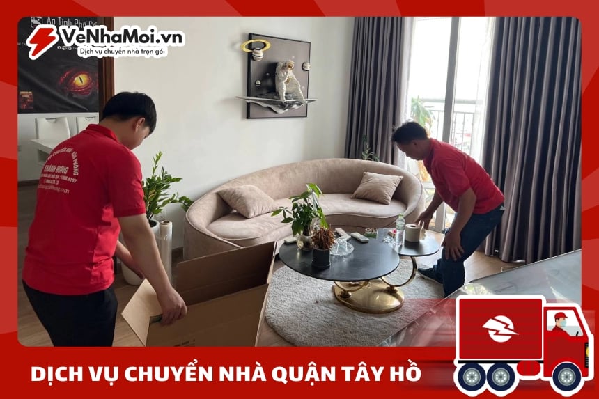 chuyển nhà quận Tây Hồ chuyên nghiệp