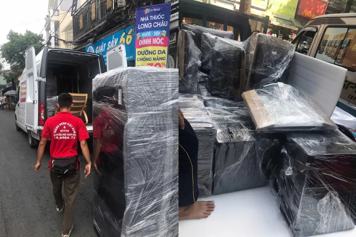 xe tải chở hàng quận 4