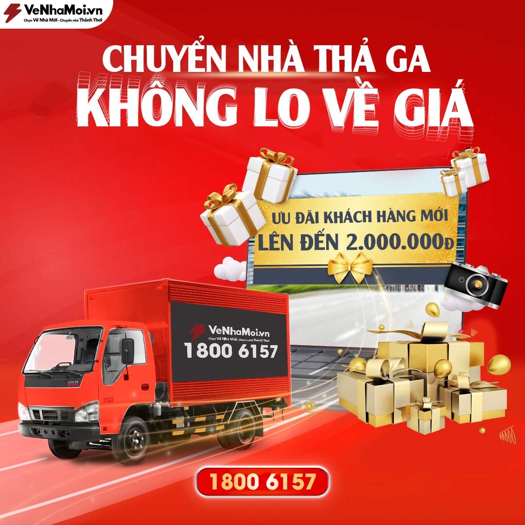 ưu đãi xe tải chuyển nhà liên tỉnh