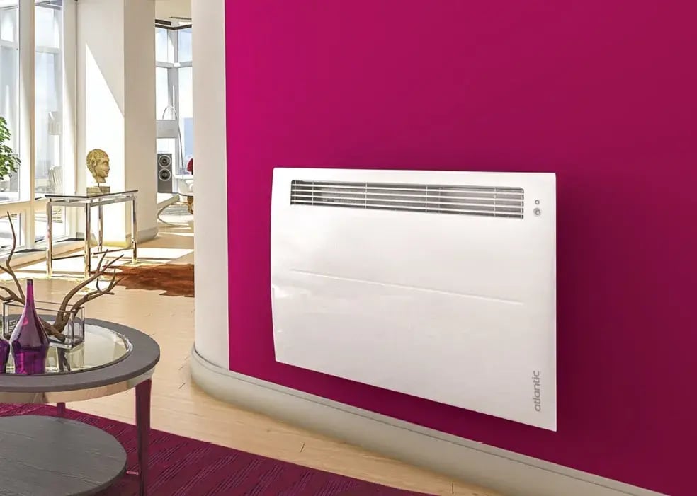 Calefacción Electrica Pared Granate