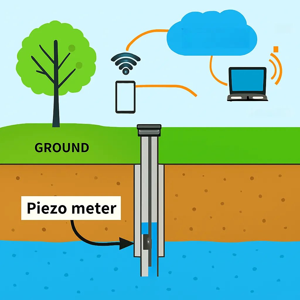 Piezometer telemetry