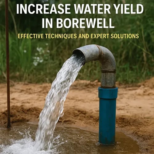 increase water yeald in borewell