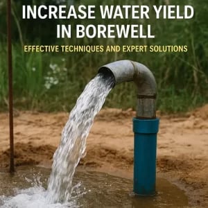 increase water yeald in borewell