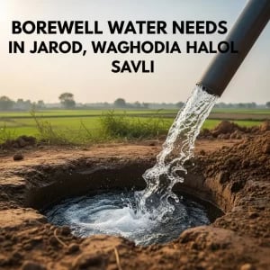 Borewell Water Needs in Jarod, Waghodia, Halol, and Savli