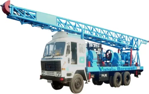 DR direct rotary borewell drilling machine