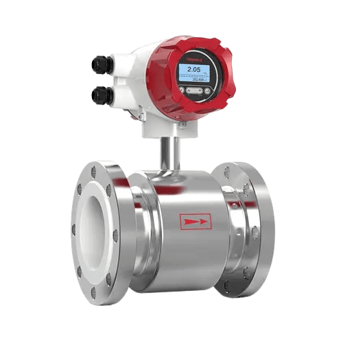 Electromagnetic digital water flow meter