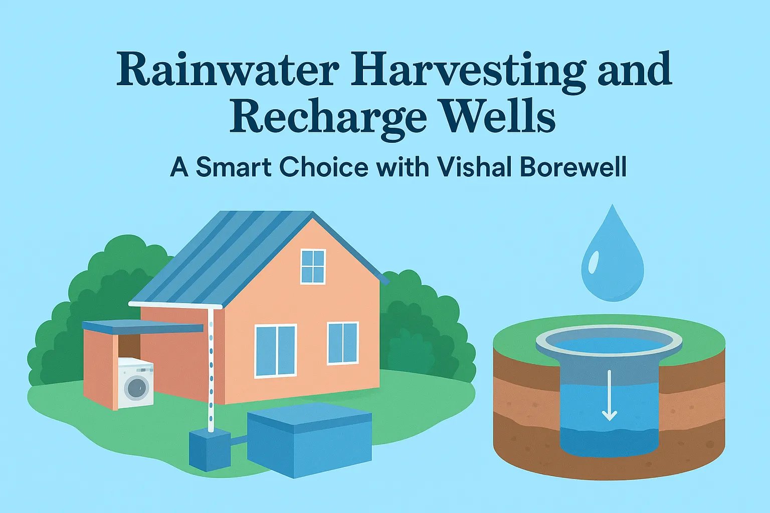 rainwater harvesting vishal borewell