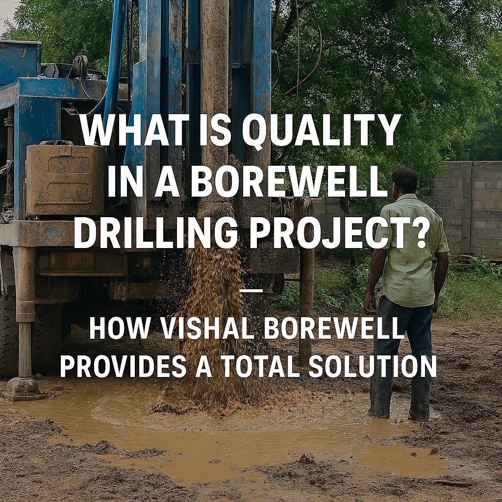 quality in borewell drilling
