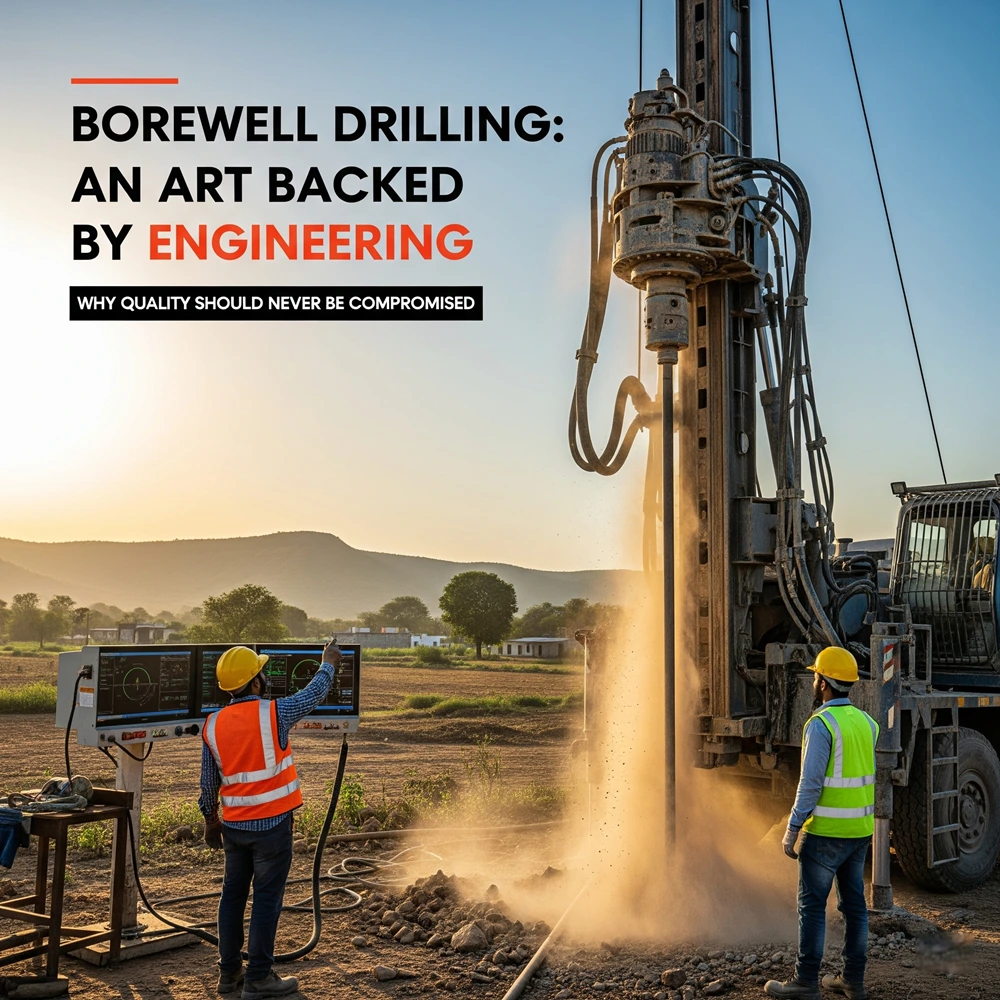 Borewell Drilling An Art Backed by Engineering – Why Quality Should Never Be Compromised