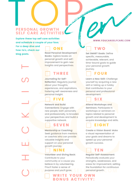 top 10 personal growth self care activities img-1