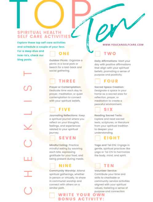 top 10 spiritual health self care activities img-1