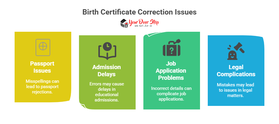 Birth Certificate Correction Issues