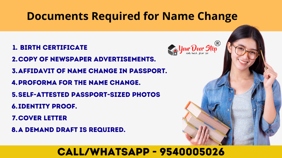 Documents Required for Name Change in Meerut