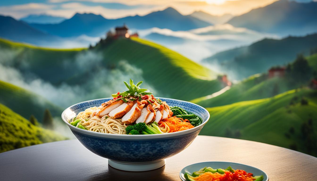 Cathay Pacific Chinese-inspired menu Cathay Pacific Chinese-inspired menu