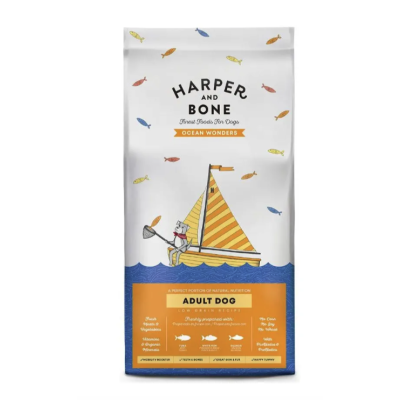 Harper & Bone Dog Adult Medium & Large Ocean Wonders 2 kg &ndash; pienso natural para perros adultos