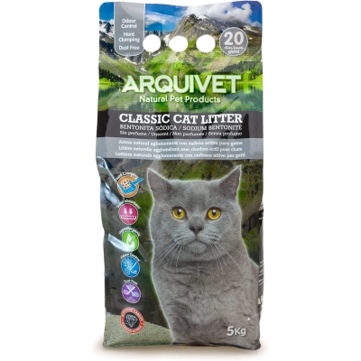 Natural Bentonite Carb&oacute;n Activo 5Kg