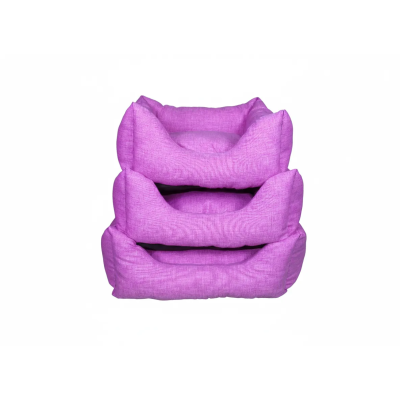 CHACON Cama Cuadrada Edgar Fucsia Juego 50+55+65 cm.