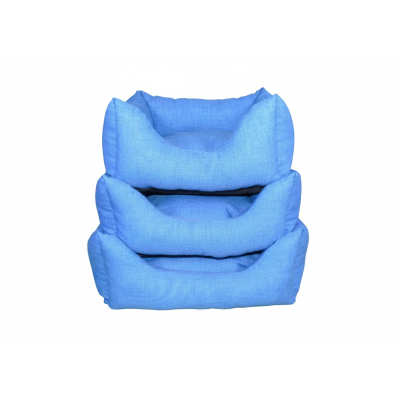 CHACON Cama Cuadrada Edgar Turquesa Juego 50+55+65 cm.