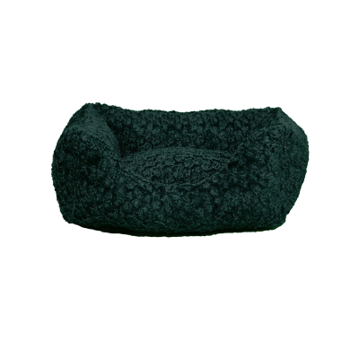 CHACON Cama Cuadrada Confort Pelo Verde