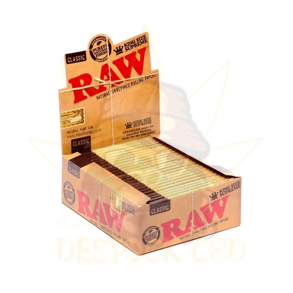 RAW Kingsize slim papiers à rouler – Destock CBD