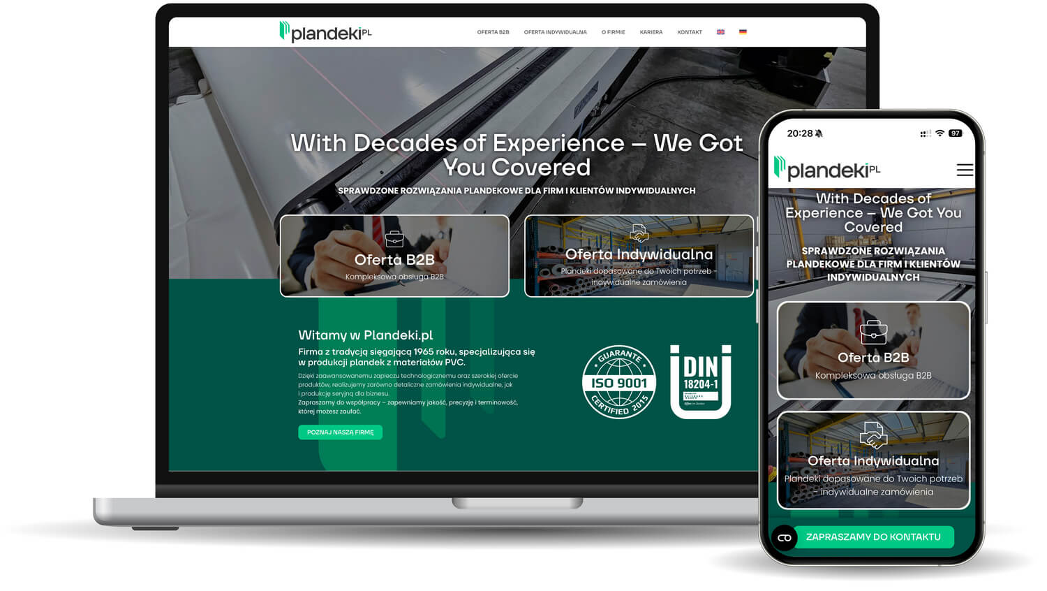 laptop praca PLANDEKI