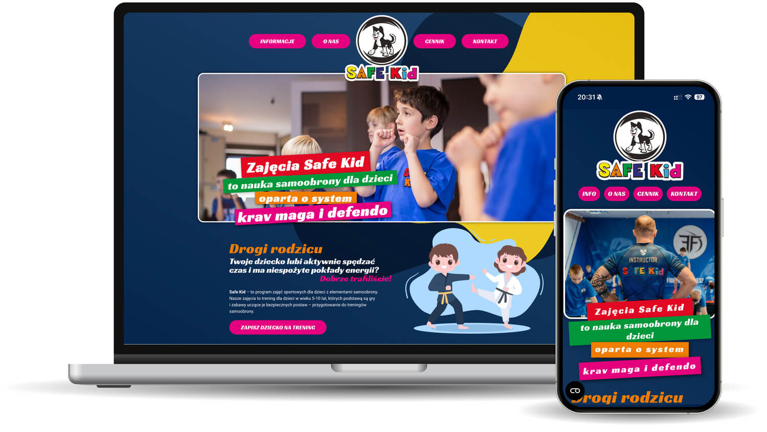 laptop praca SAFE KID