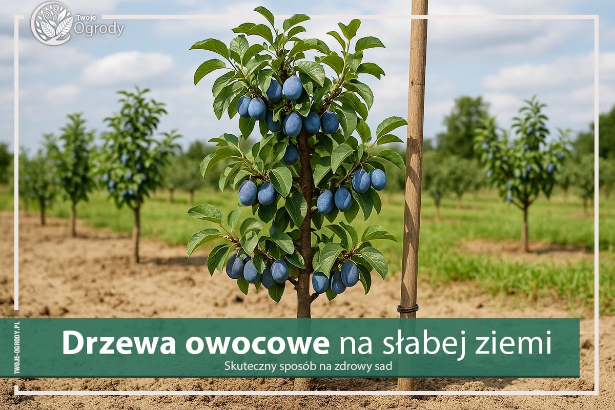Drzewa owocowe na słabej ziemi